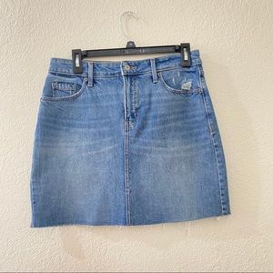 Old navy light washed denim skirt